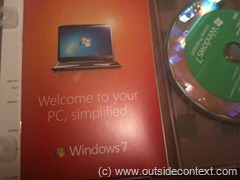 The Windows 7 Upgrade DVD The Windows 7 Upgrade DVD