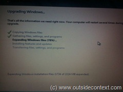 Windows 7 install screen Windows 7 install screen
