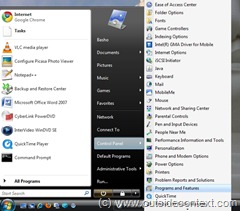 Windows Vista Start Menu Windows Vista Start Menu