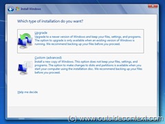 Windows 7 install screen Windows 7 install screen