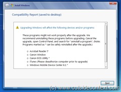 Windows 7 install screen Windows 7 install screen