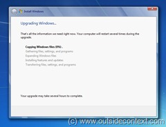 Windows 7 install screen Windows 7 install screen
