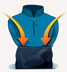 Many Rohan lighter weight garments have an innovative Packpocket™ for easy stowage and reduced pack size when not in use. packability