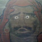 Bodhidharma staring