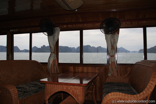 The boats interior The boats interior