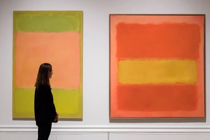 Mark Rothko colour-field paintings
